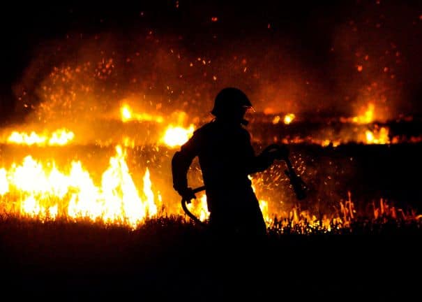 wildfires in Sicily